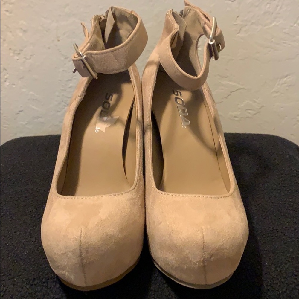 Cute Wedge Ankle Strap shoes